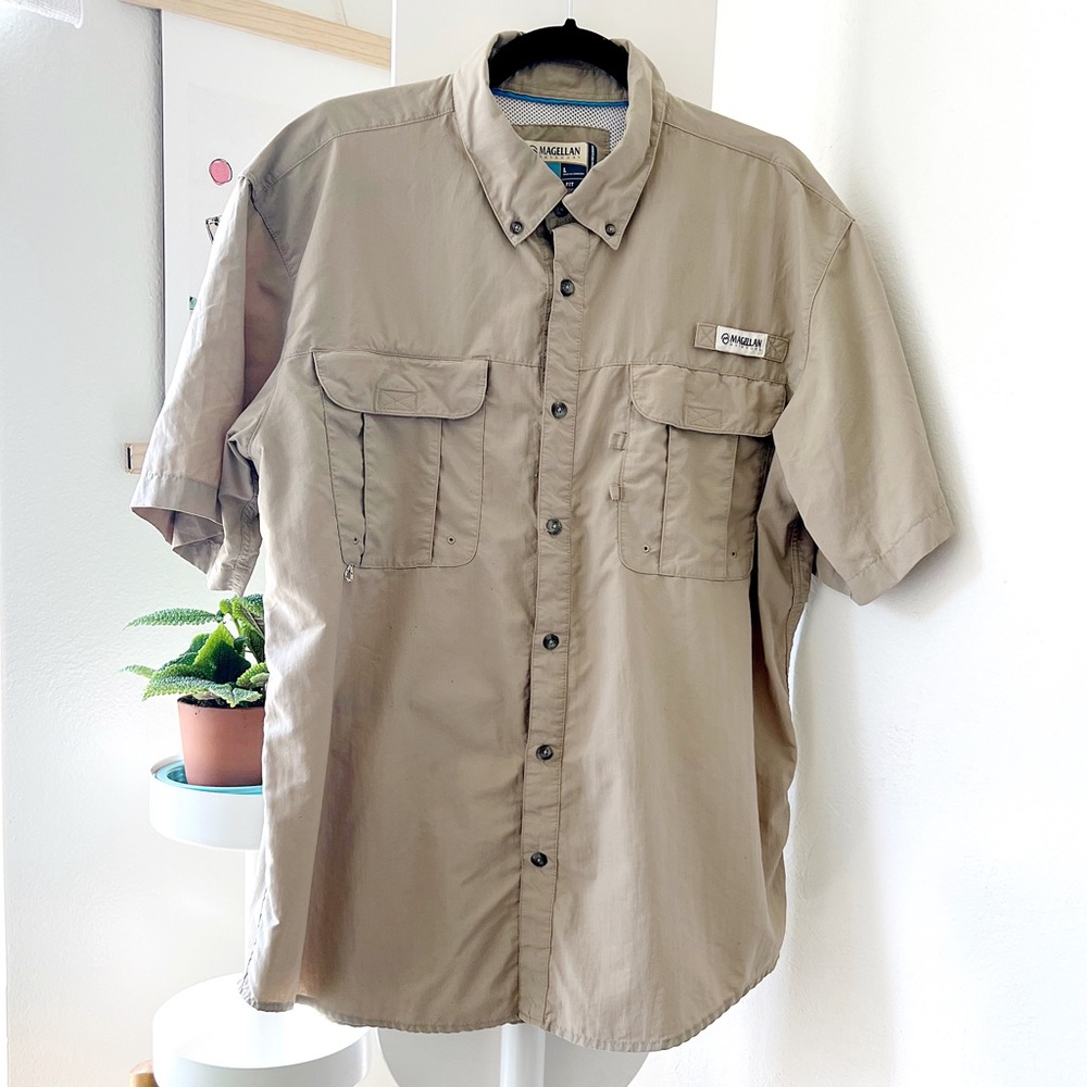 Magellan Short Sleeve Button Down Shirt
